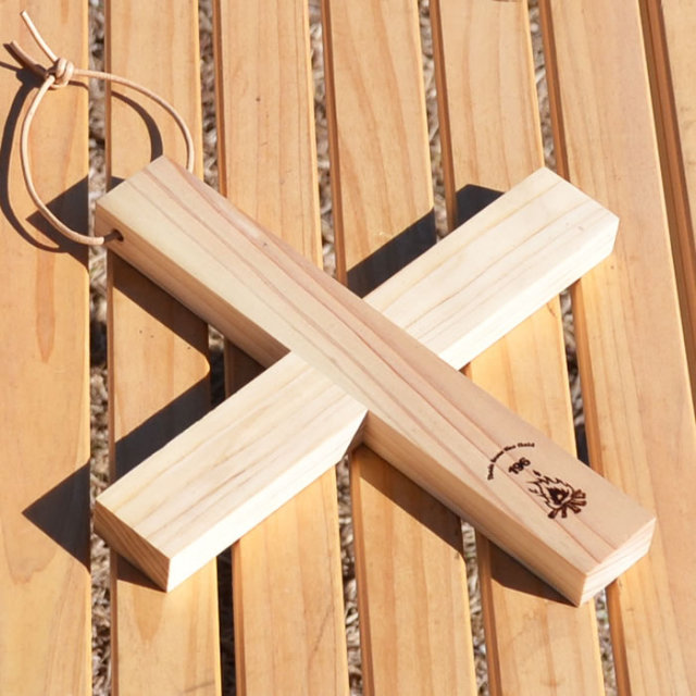 鍋敷き　ダッチオーブン　木製　キャンプ