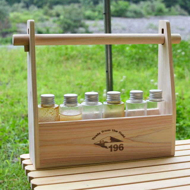 調味料　スパイス　ラック　木製