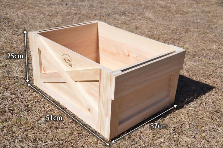 キャンプ　木製　箱　ウッドボックス　木箱　道具箱　道具入れ　収納　薪入れ　薪箱